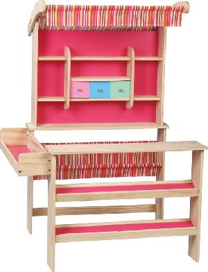 Bekijk leuke cadeautip : howa houten speelgoed winkeltje Emma met luifel 4746